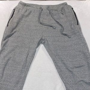 RXOraw Men's Grey Gray Joggers Sweatpants Gym pants Size Large
